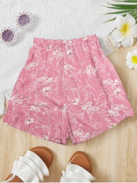 Solid Colored Shorts w/ Front Tie & Pockets